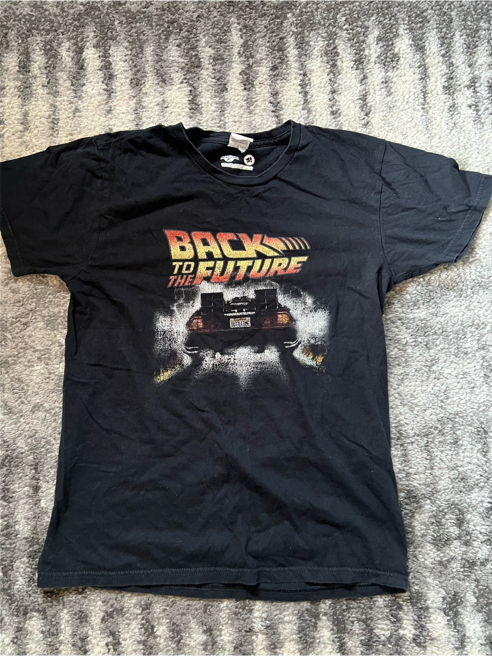 Hot Topic Black Back to the Future Graphic Tee